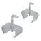 Prime-Line Bed Frame Rail Clamp Kit, Fits 1 in. and 1-1/4 in.. Frames, Steel Construction, Zinc Plated (2 Sets) U 11310 - alternate 1